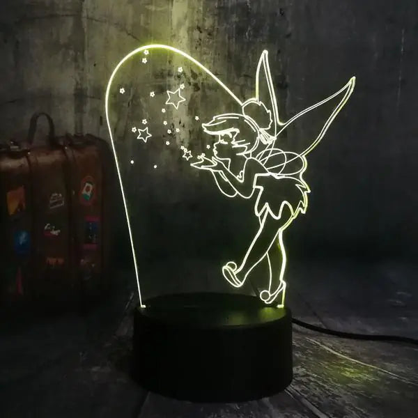 Colorful 3D Night Light - Visual Fairy Lamp