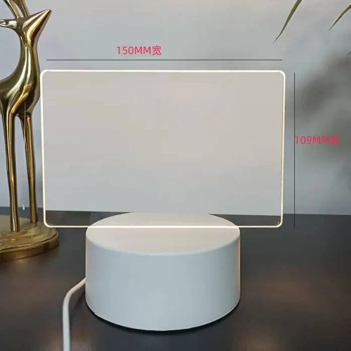 DIY LED Writing Board with Acrylic 3D Night Light
