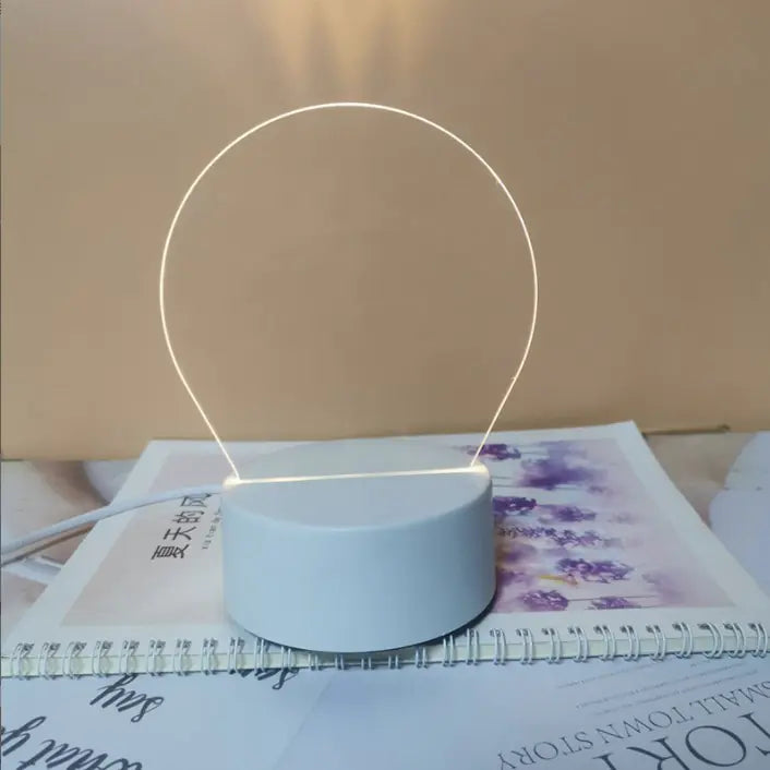 DIY LED Writing Board with Acrylic 3D Night Light