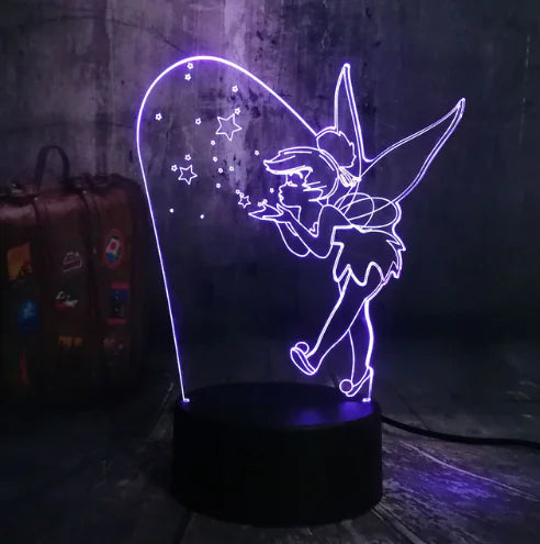 Colorful 3D Night Light - Visual Fairy Lamp