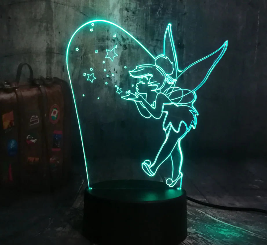 Colorful 3D Night Light - Visual Fairy Lamp